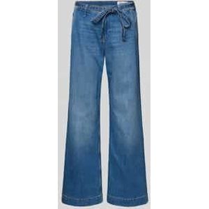 Wide leg jeans van katoenmix, model SURI'