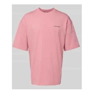 Oversized T-shirt met labelstitching