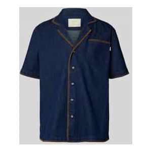 Relaxed fit jeansoverhemd met borstzak