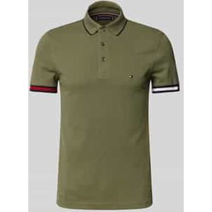 Tommy Hilfiger - Flag Cuff Slim Fit - Poloshirt - Korte Mouw