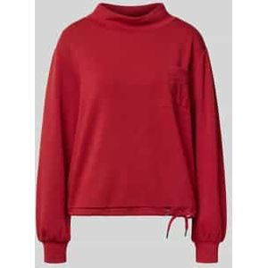 Sweatshirt met opstaande kraag