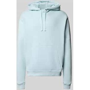 Hoodie met labelstitching