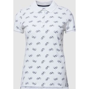 Poloshirt met all-over print