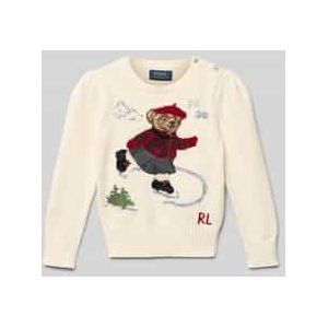 Polo Ralph Lauren - Polo Bear Crewneck - Beige Trui - Casual - Katoen