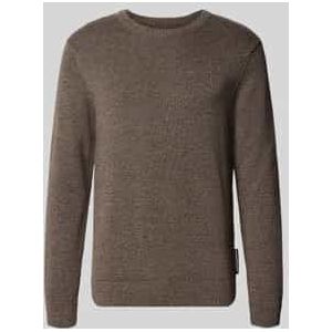 Regular fit gebreide pullover van puur katoen, model 'ALVAARIO'