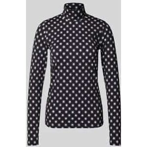 Shirt met lange mouwen en opstaande kraag