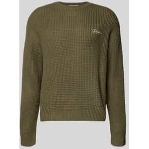 Gebreide pullover met ronde hals