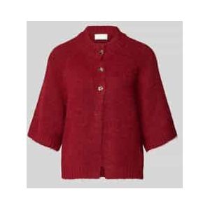 Gebreid jack met 1/2-mouwen, model 'Benutta'