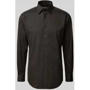 Eterna - Overhemd - Donkerbruin - MODERN FIT - NON IRON - Lange Mouwen