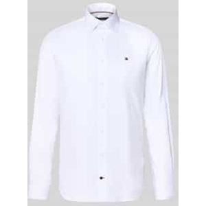 Regular fit zakelijk overhemd van puur katoen