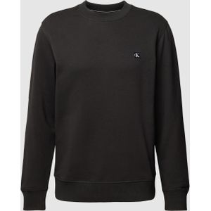 Sweatshirt met logopatch, model 'EMBRO'