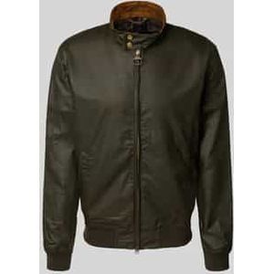 Barbour - Gewaxt Herenjack - Effen - Regular Fit - Corduroy Kraag