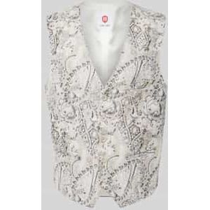 CG Club of Gents - Plum - Gilet - V-hals - Met Strookzakken