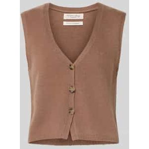 Mouwloos vest van puur kasjmier