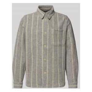 Regular fit overhemdjack met wol, model 'Lennon'