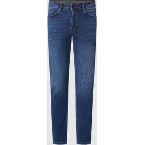 Slim fit jeans met kasjmier, model 'Tecade'