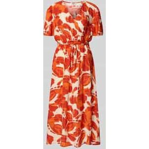 Midi-jurk in wikkellook