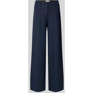 Broek met wijde pijpen en lengtenaden