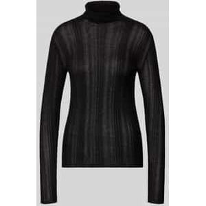 Gebreide pullover met col, model 'Haddis'