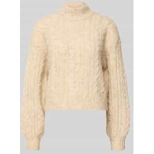 Regular fit gebreide pullover met wol, model 'LIDA'