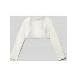 Regular fit bolero met bloemenapplicaties