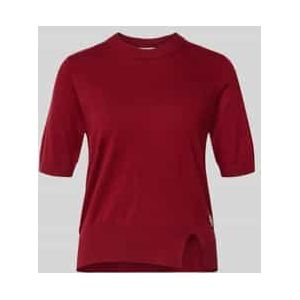 Gebreid shirt met ronde hals