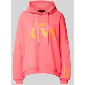 Hoodie met statementprint, model 'True Love'