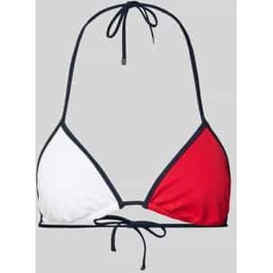 TOMMY HILFIGER - Bikinitop - Kleurblokken - Halter - V-hals