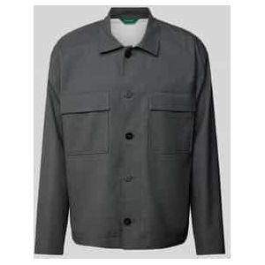 Colbert van wol met reverskraag, model 'ANRKNUT'