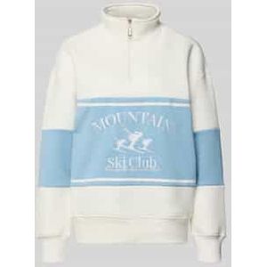 Sweatshirt met ritssluiting, model 'Cosette'