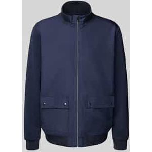 Sweatjack met opstaande kraag