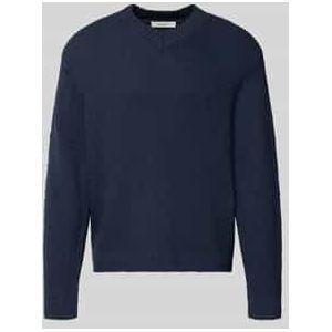 Regular fit gebreide pullover van puur biologisch katoen, model 'Angus'