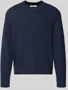 Regular fit gebreide pullover van puur biologisch katoen, model 'Angus'
