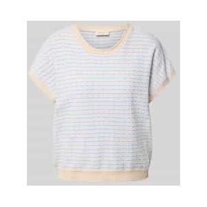 Gebreid shirt met ronde hals, model 'DODO'