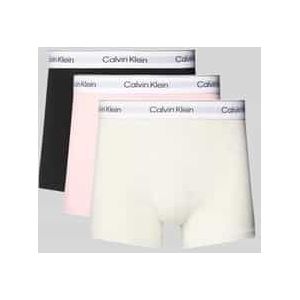 Boxershort met elastische band met logo in een set van 3 stuks