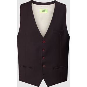 Gilet met paspelzak op de borst, model 'Monopoli'