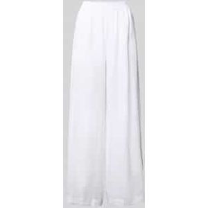 Relaxed fit linnen broek met elastische band, model 'TOREANA'