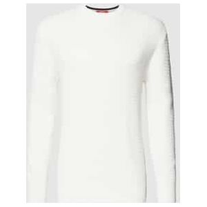 Gebreide pullover met structuurmotief