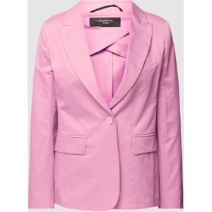 Blazer met paspelzak op de borst