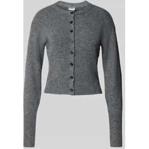 Noisy may - NMNola - Gebreid Vest - Grijs Gemêleerd