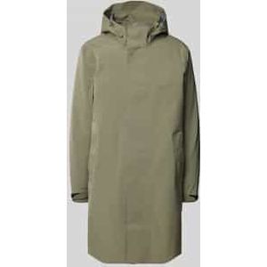 Parka met capuchon en mouwtrensjes