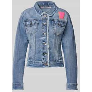Jeansjack met labelpatch, model 'PETTY'