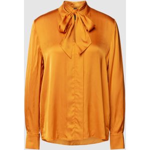 Blouse van pure viscose met sjaal