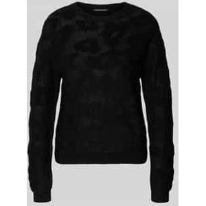 Gebreide pullover met ronde hals