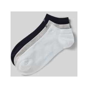 Sneakersokken met labeldetail in een set van 3 paar