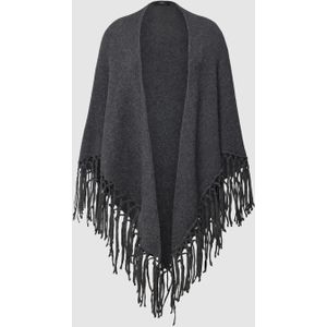 Poncho met franjes, model 'TORNADO'