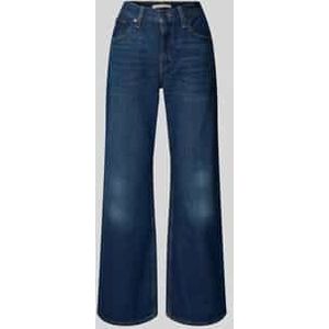 Wide leg jeans met 5-pocketmodel, model 'MIDDY'