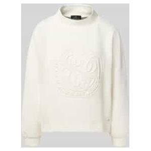 Sweatshirt met structuurmotief