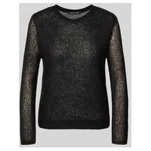 Gebreide pullover met ronde hals