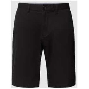 Straight leg korte chino met achterzakken, model 'HARLEM'